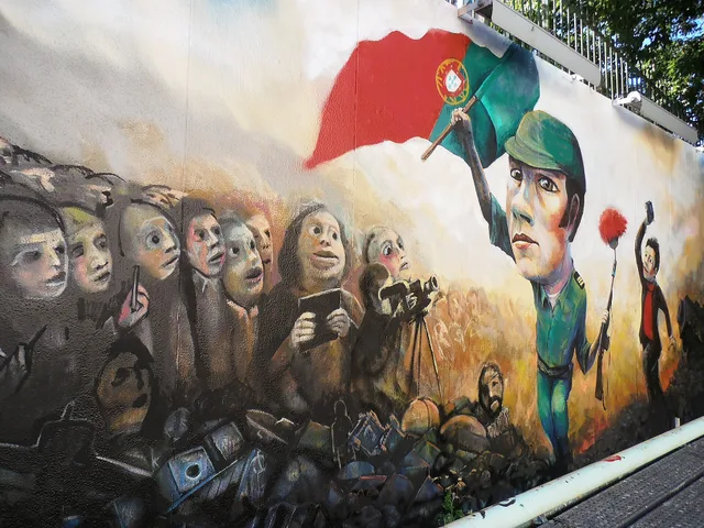 A second Lisbon image connected with Carnation Revolution memory