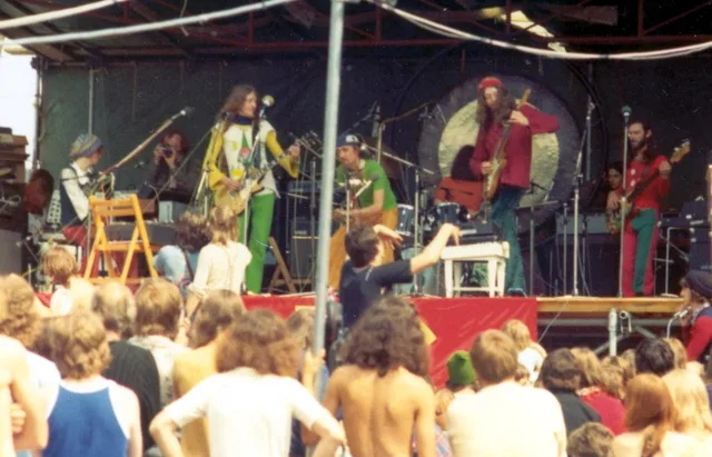 Gong performing in 1974