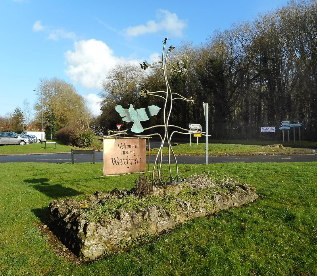 Historic Watchfield village sign