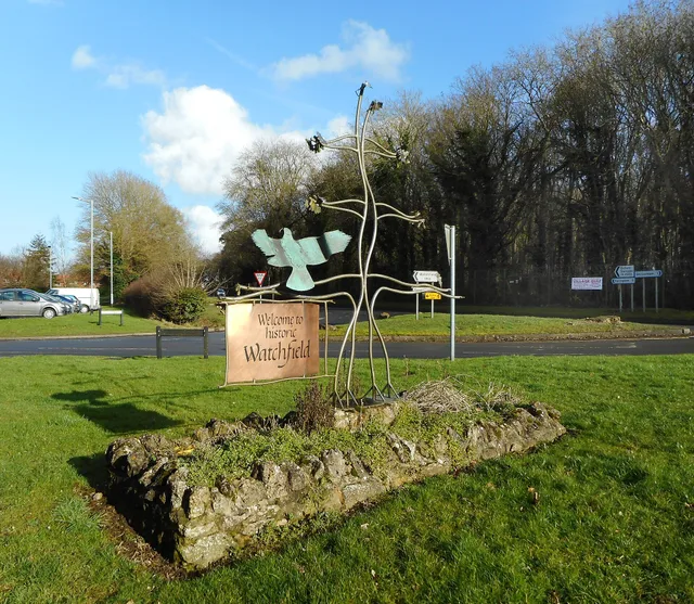 Historic Watchfield village sign