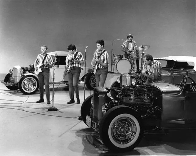 The Beach Boys in a period television photograph