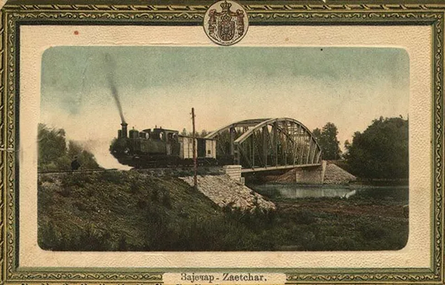 A bridge over the Timok near Zaječar