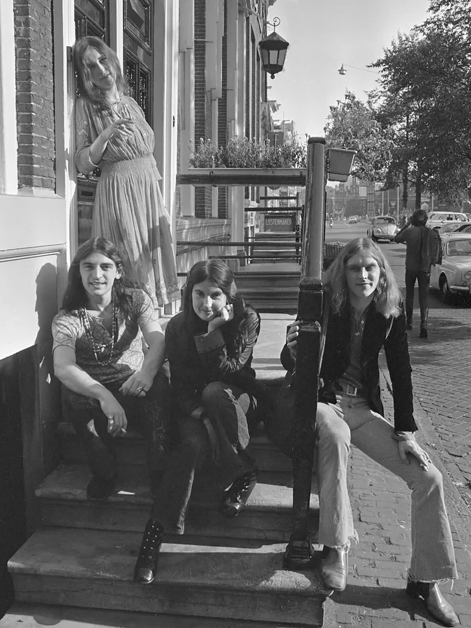 The Incredible String Band performing in Amsterdam in September 1970