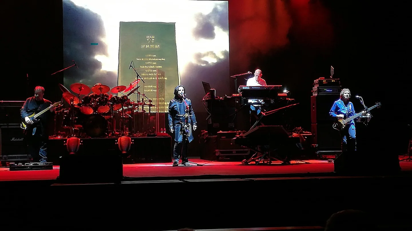 Marillion performing at Teatro degli Arcimboldi in Milan in October 2017